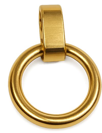 Aufschiebering der O - vergoldet