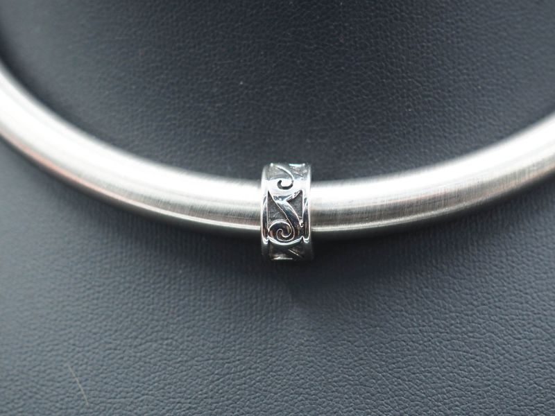 Charm Edelstahl mit Muster fr Talena 8 mm