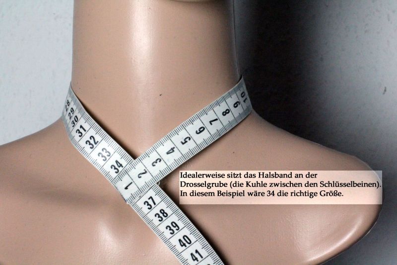 Halsband in Kragenform