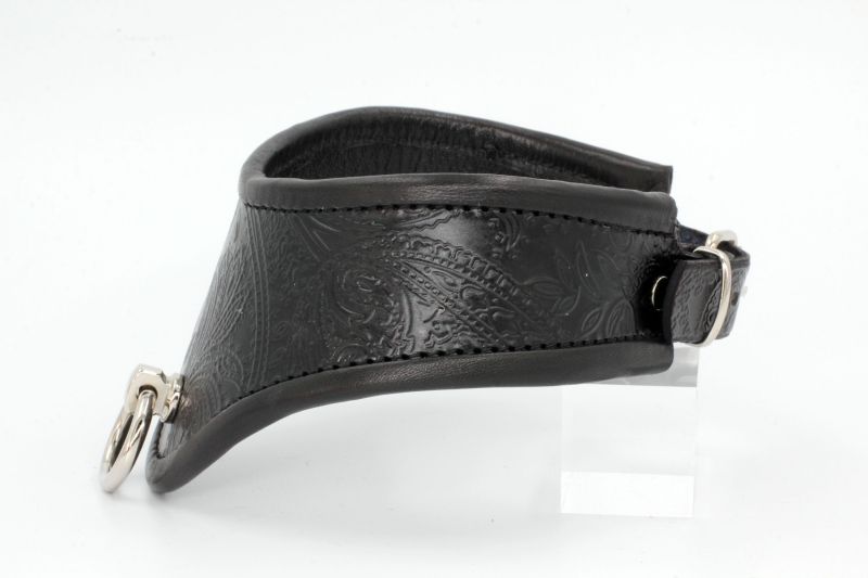 Halsband der O mit Paisley Prägung