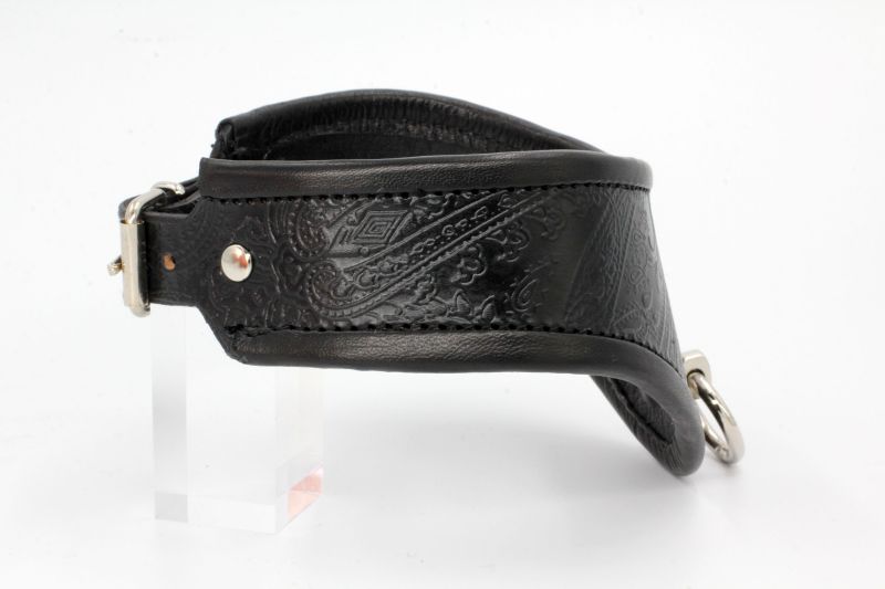 Halsband der O mit Paisley Prägung