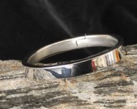 Armreif massiv Platin