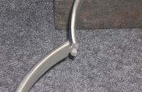 Inclined milled hinge